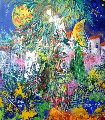 LES MOTS PEINTS, LES PIERRES DE SEL, DE PLUIE ET DE LUNE BLEUE (2013)